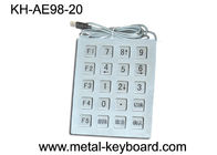 IP65 βιομηχανικό αριθμητικό πληκτρολόγιο περίπτερων μετάλλων με 20 κλειδιά, αριθμητικά πληκτρολόγια ασφάλειας λιμένων USB