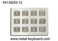 Τραχύ αριθμητικό βιομηχανικό αριθμητικό πληκτρολόγιο ανοξείδωτου 3 X 4 στη μήτρα 12 κλειδιά