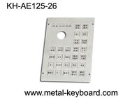 26 προσαρμοσμένο κλειδιά πληκτρολόγιο μετάλλων σχεδιαγράμματος βιομηχανικό με τα κλειδιά λειτουργιών