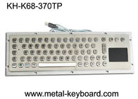 Βιομηχανικό πληκτρολόγιο SUS304 υπολογιστών 70 κλειδιών που βουρτσίζεται με Touchpad