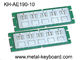 10 Keys dust proof Panel mount Keypad with LED Light , Customized size