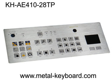 Το αδιάβροχο πληκτρολόγιο μετάλλων SS βιομηχανικό με Touchpad, εκτίμησε τη ζωηρόχρωμη εικόνα των κλειδιών