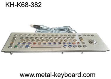 Το βιομηχανικό πληκτρολόγιο 70 κλειδιών με Trackball, τραχιά επιτροπή τοποθετεί το πληκτρολόγιο