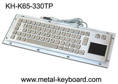 Οπίσθια επιτροπή που τοποθετεί το βιομηχανικό πληκτρολόγιο υπολογιστών με 65 κλειδιά και Touchpad