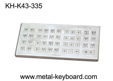 IP65 εκτιμημένο μέταλλο πληκτρολογίων υπολογιστών γραφείου μεταλλικό δυναμωμένο με 43 έξοχα κλειδιά μεγέθους