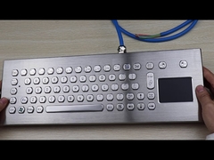 Μεταλλικό πληκτρολόγιο PC USB 70 πλήκτρων ανθεκτικό σε βανδαλισμούς