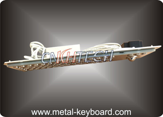 Το ανθεκτικό βιομηχανικό πληκτρολόγιο υπολογιστών βανδάλων με trackball, ποτίζει το ανθεκτικό μέταλλο πληκτρολογίων