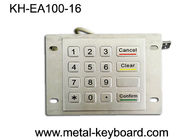 Βιομηχανικό SS USB αριθμητικό πληκτρολόγιο μετάλλων λιμένων/αριθμητικό πληκτρολόγιο 16 ανοξείδωτου επίπεδο κλειδί