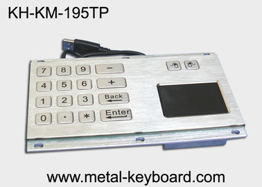 IP65 νερό - βιομηχανικό πληκτρολόγιο Touchpad απόδειξης με το ψηφιακό σχέδιο αριθμητικών πληκτρολογίων
