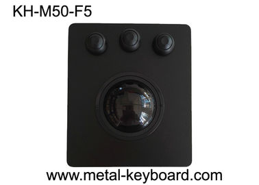 Trackball ανοξείδωτου βιομηχανικό αδιάβροχο μέτωπο ποντικιών - τοποθετώντας λύση επιτροπής
