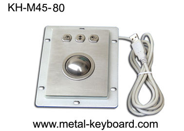 Βιομηχανικό Trackball λιμένων USB που δείχνει την απόδειξη σκόνης συσκευών με 3 κουμπιά του ποντικιού