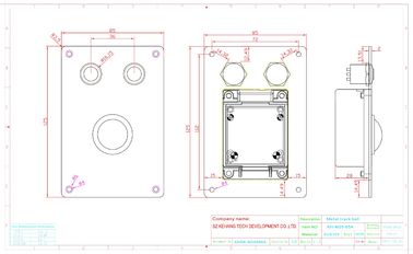 USB ή PS2 βιομηχανικό Trackball ποντίκι με τους κωδικοποιητές λέιζερ που ακολουθούν τη μέθοδο