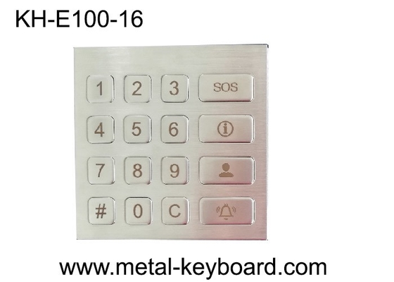 Μέταλλο PinPad περίπτερων με το νερό - ανθεκτικό αριθμητικό πληκτρολόγιο βανδάλων απόδειξης
