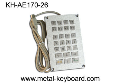 Τελικό πληκτρολόγιο 26 περίπτερων μετάλλων αυτοεξυπηρετήσεων USB κλειδιά, επίπεδο βασικό πληκτρολόγιο
